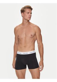 Calvin Klein Underwear Komplet 3 par bokserek 0000U2662G Czarny Slim Fit. Kolor: czarny. Materiał: bawełna