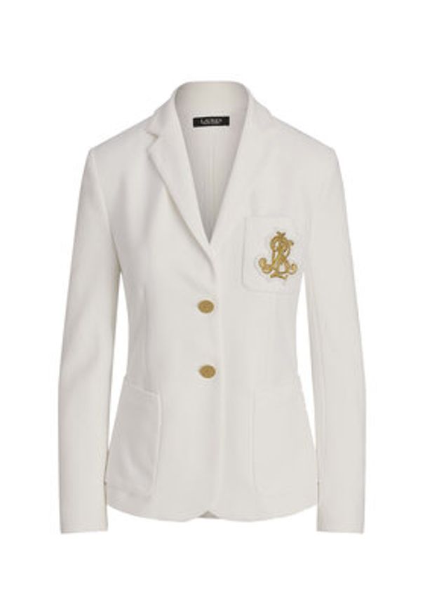 Lauren Ralph Lauren Marynarka Spsu20 200797305 Biały Regular Fit. Kolor: biały. Materiał: bawełna