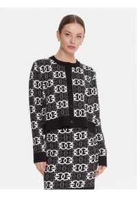 Pinko - PINKO Kardigan Found Someone 106043 A2YD Czarny Regular Fit. Kolor: czarny. Materiał: syntetyk
