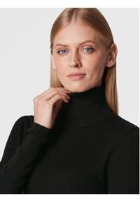 Herskind Golf Bob 4528825 Czarny Slim Fit. Typ kołnierza: golf. Kolor: czarny. Materiał: wełna #3