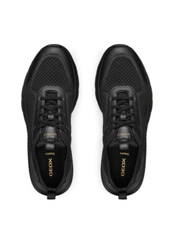 Geox Sneakersy U Spherica Actif U55BAB 0006K C9997 Czarny. Kolor: czarny. Materiał: materiał