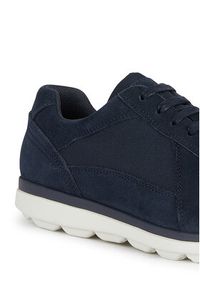 Geox Sneakersy U Spherica Ec12 U45GRA 02211 C4002 Granatowy. Kolor: niebieski. Materiał: zamsz, skóra