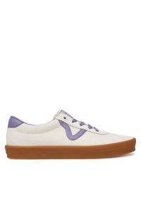 Vans Tenisówki VN000CQR6PH1 Écru. Materiał: skóra, zamsz