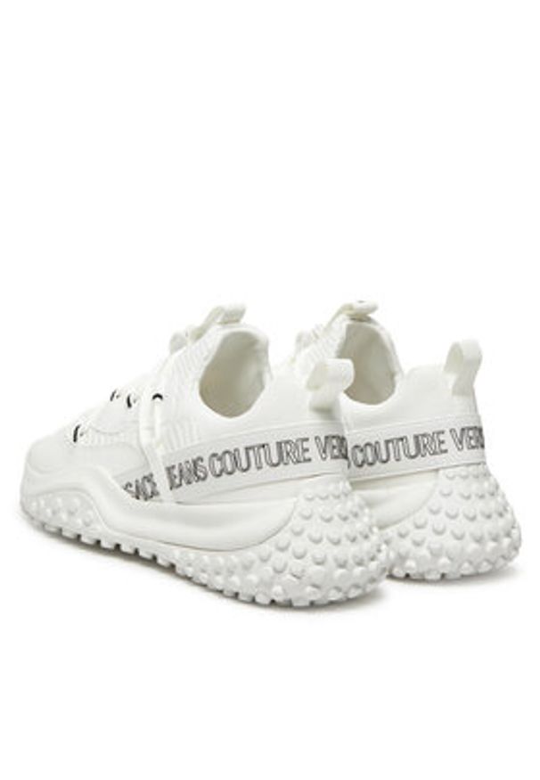Versace Jeans Couture Sneakersy 78YA3SN2 Biały. Kolor: biały. Materiał: materiał