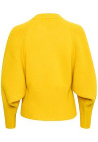 InWear Sweter Jaxy 30107519 Żółty Feminine Fit. Kolor: żółty. Materiał: wełna #7