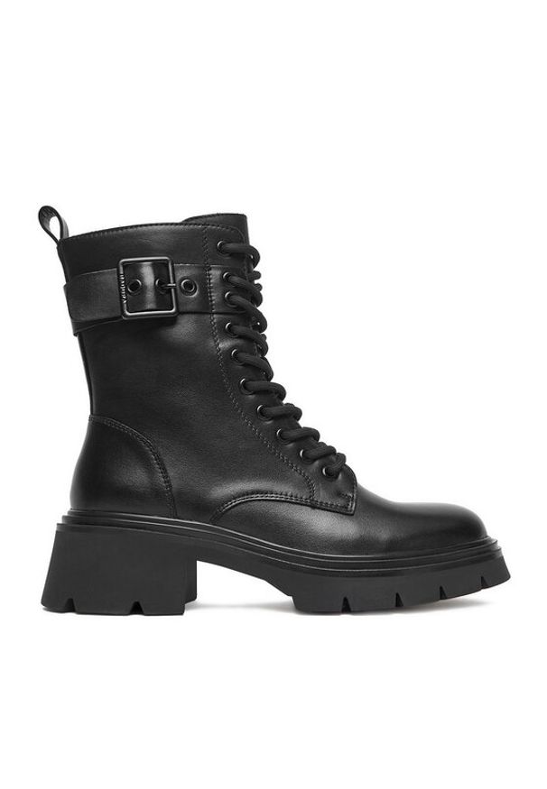 Badura Trzewiki C-AMARA-MX1065-10 Czarny. Kolor: czarny. Materiał: skóra