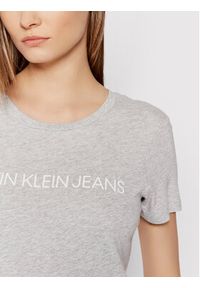 Calvin Klein Jeans T-Shirt Institutional J20J207879 Szary Regular Fit. Kolor: szary. Materiał: bawełna #4