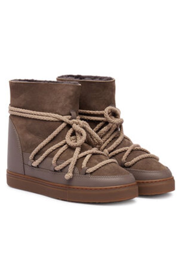 Inuikii Śniegowce Classic Wedge 1001.004.0042 Brązowy. Kolor: brązowy. Materiał: zamsz, skóra