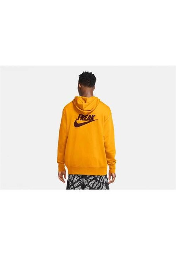 Bluza sportowa męska Nike Giannis freak. Typ kołnierza: kaptur. Kolor: żółty, wielokolorowy