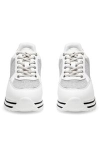 Eva Minge Sneakersy WYL3795-1 Srebrny. Kolor: srebrny #7