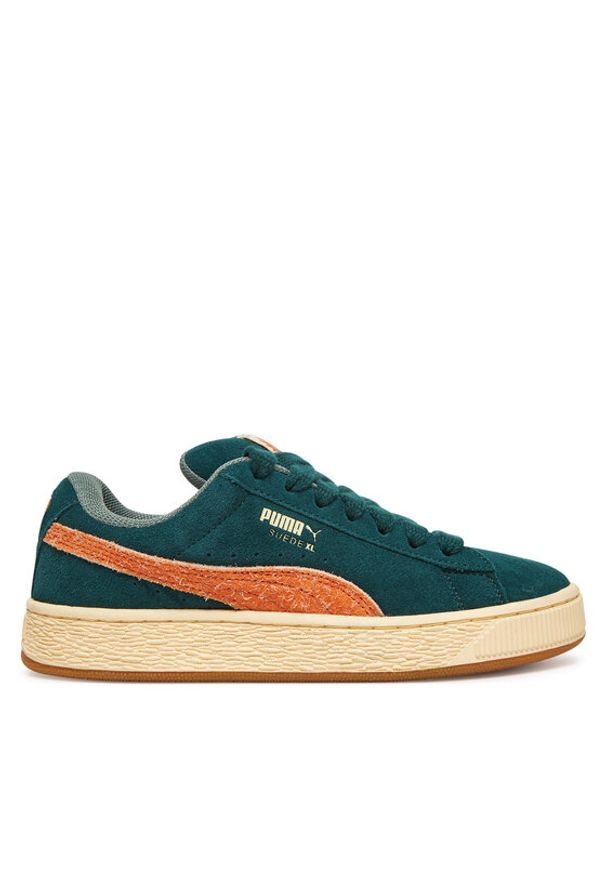 Puma Sneakersy Suede XL 402246 02 Zielony. Kolor: zielony. Materiał: skóra, zamsz. Model: Puma Suede