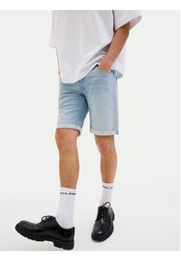 Jack & Jones - Jack&Jones Szorty jeansowe Rick 12269609 Niebieski Regular Fit. Kolor: niebieski. Materiał: bawełna #3