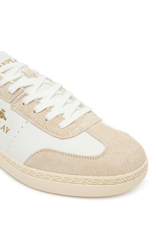 Replay - REPLAY Sneakersy GMSD7.000.C0006L Beżowy. Kolor: beżowy. Materiał: skóra
