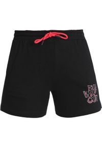 ZSPORT - Damskie Szorty Sportowe Bergamo Czarne 2XL - Komfort i Styl. Kolor: czarny. Materiał: bawełna. Długość: krótkie