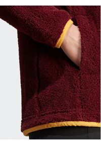 Adidas - adidas Polar Terrex XPLORIC High-Pile-Fleece IN3105 Bordowy Regular Fit. Kolor: czerwony. Materiał: polar, syntetyk #6