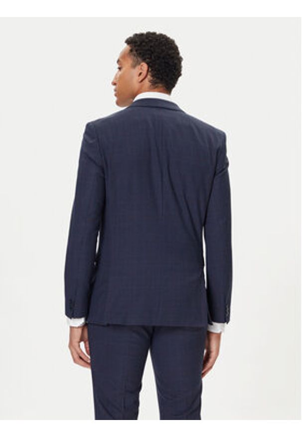 Hugo - HUGO Garnitur Arti/Hesten242V1X 50547314 Granatowy Extra Slim Fit. Kolor: niebieski. Materiał: syntetyk