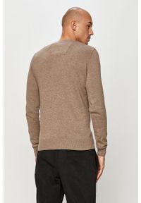 Tom Tailor Denim - Sweter. Okazja: na co dzień. Kolor: brązowy. Materiał: denim. Wzór: gładki. Styl: casual #3