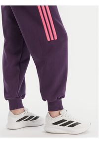 Adidas - adidas Spodnie dresowe Tiro 3-Stripes JM9072 Fioletowy Loose Fit. Kolor: fioletowy. Materiał: bawełna #4