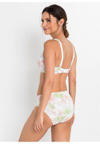 bonprix - Biustonosz bawełniany na fiszbinach (3 szt.). Kolor: biały. Materiał: bawełna. Wzór: nadruk, aplikacja, kwiaty, koronka #2