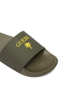 Guess Klapki F5GZ05 BB00F Zielony ciemny. Kolor: zielony. Materiał: syntetyk #9