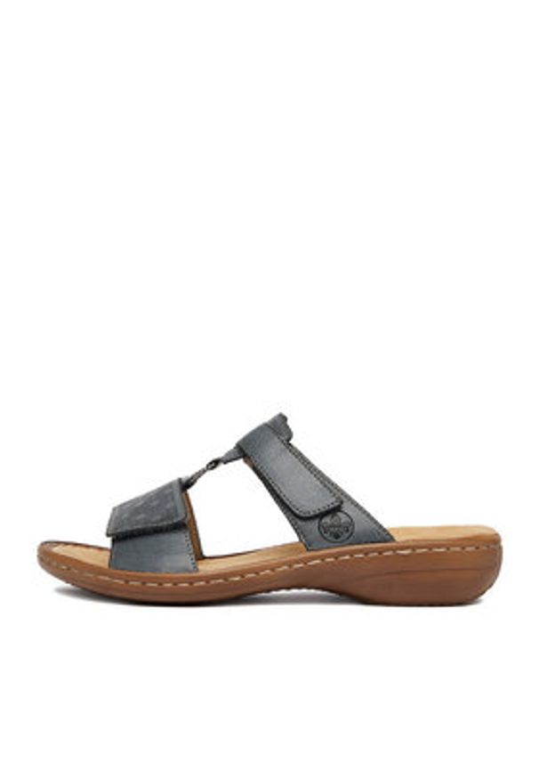 Rieker Klapki CEO-60885-12 Niebieski. Kolor: niebieski. Materiał: materiał