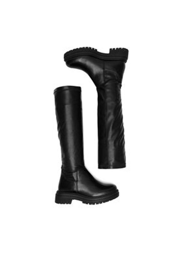 Lasocki Kozaki RST-WHETHER-17 Czarny. Kolor: czarny. Materiał: skóra