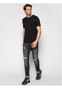 Jack & Jones - Jack&Jones T-Shirt Orrganic Basic 12156101 Czarny Slim Fit. Kolor: czarny. Materiał: bawełna #2