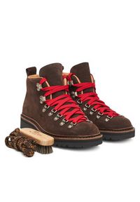 Fracap Trapery Magnifico M120 Brązowy. Kolor: brązowy. Materiał: skóra