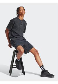 Adidas - adidas T-Shirt ALL SZN IN3166 Szary Regular Fit. Kolor: szary. Materiał: bawełna #4