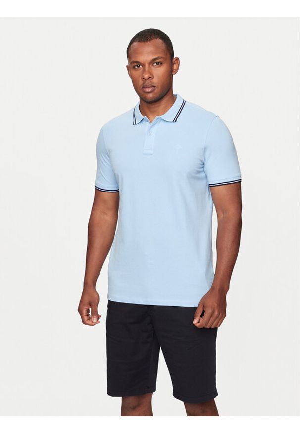 JOOP! Polo 11Pavlos 30041253 Błękitny Modern Fit. Typ kołnierza: polo. Kolor: niebieski. Materiał: bawełna