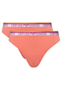Emporio Armani Underwear Komplet 2 par fig brazylijskich EW000404 AF10883 M4008 Różowy. Kolor: różowy. Materiał: bawełna #4