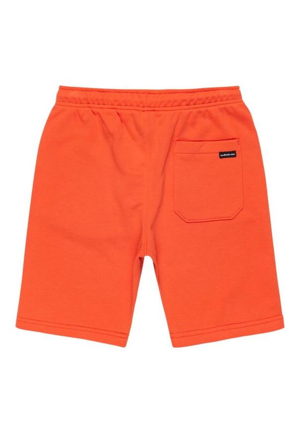 Quiksilver - Spodenki z elastyczną talią EASY DAY. Kolor: pomarańczowy. Materiał: materiał, poliester, bawełna. Długość: krótkie. Sezon: lato