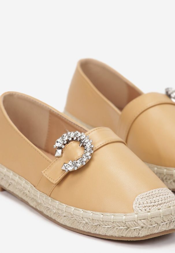 Born2be - Ciemnobeżowe Espadryle Nemotis. Zapięcie: bez zapięcia. Kolor: beżowy. Sezon: wiosna, lato