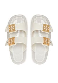 Tory Burch Klapki Buckle Bubble Jelly 149718 Beżowy. Kolor: beżowy