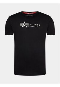 Alpha Industries Komplet 2 t-shirtów Alpha Label T 118534 Czarny Regular Fit. Kolor: czarny. Materiał: bawełna #4