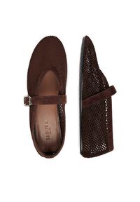 Badura Baleriny MIMOSA-SLT-24067P-52 Brązowy. Kolor: brązowy. Materiał: materiał #8