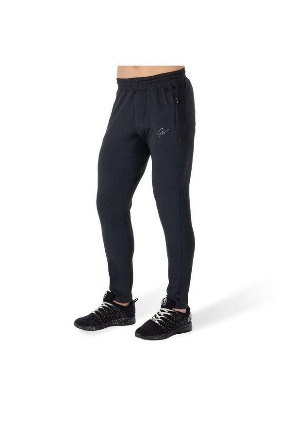 GORILLA WEAR - Glendo Spodnie - Antracytowy. Kolor: szary, brązowy, wielokolorowy. Materiał: dresówka. Sport: fitness