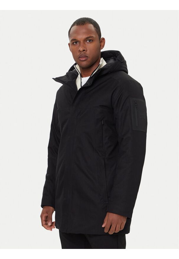 BOSS Parka Hexatech 50544563 Czarny Regular Fit. Kolor: czarny. Materiał: syntetyk