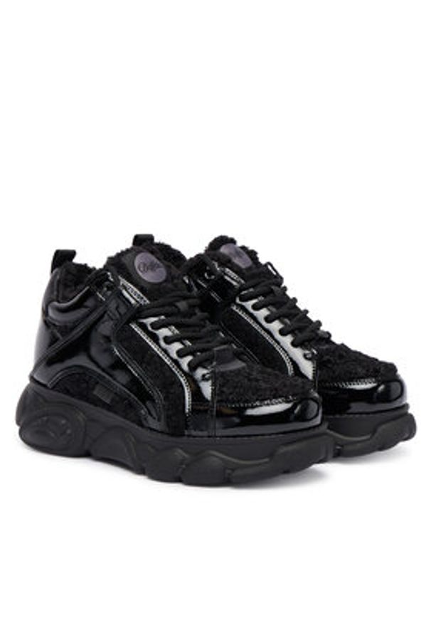 Buffalo Sneakersy Cld Corin Warm 1636532 Czarny. Kolor: czarny. Materiał: skóra