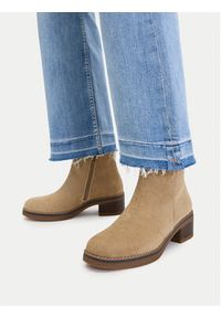 Clara Barson Botki CEO-LM13355-X06 Beżowy. Kolor: beżowy. Materiał: materiał #4