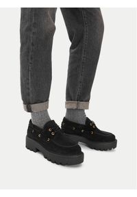 Badura Loafersy EO-AZALEA-8126-25 Czarny. Kolor: czarny. Materiał: skóra, zamsz #1