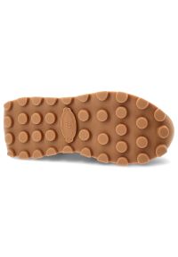 Sneakersy damskie Filippo, wykonane ze skóry naturalnej i skóry zamszowej masywna podeszwa z bieżnikiem sportowy design, khaki, DP7112/26 KH. Okazja: na co dzień. Kolor: zielony. Materiał: skóra, zamsz. Szerokość cholewki: normalna. Sport: turystyka piesza #2