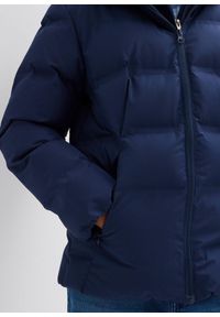 bonprix - Kurtka pikowana z kapturem. Typ kołnierza: kaptur. Kolor: niebieski #2