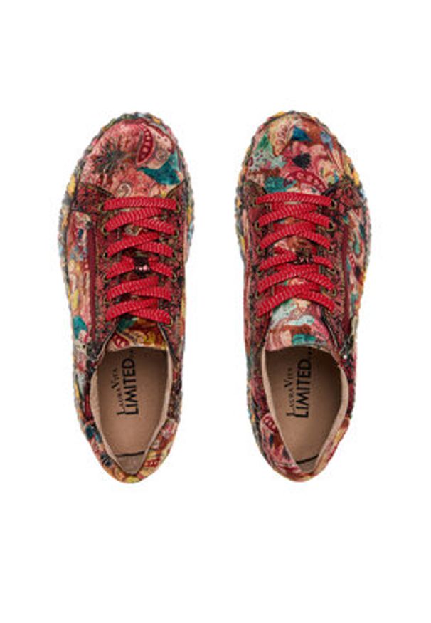Laura Vita Sneakersy Nikito 04 Kolorowy. Materiał: materiał. Wzór: kolorowy