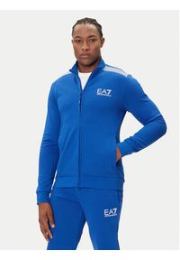 EA7 Emporio Armani Dres 7M000966 AF10377 UB087 Niebieski Slim Fit. Kolor: niebieski. Materiał: bawełna #3