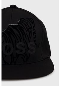 BOSS - Boss Czapka Athleisure 50461905 kolor czarny z aplikacją. Kolor: czarny. Wzór: aplikacja #4