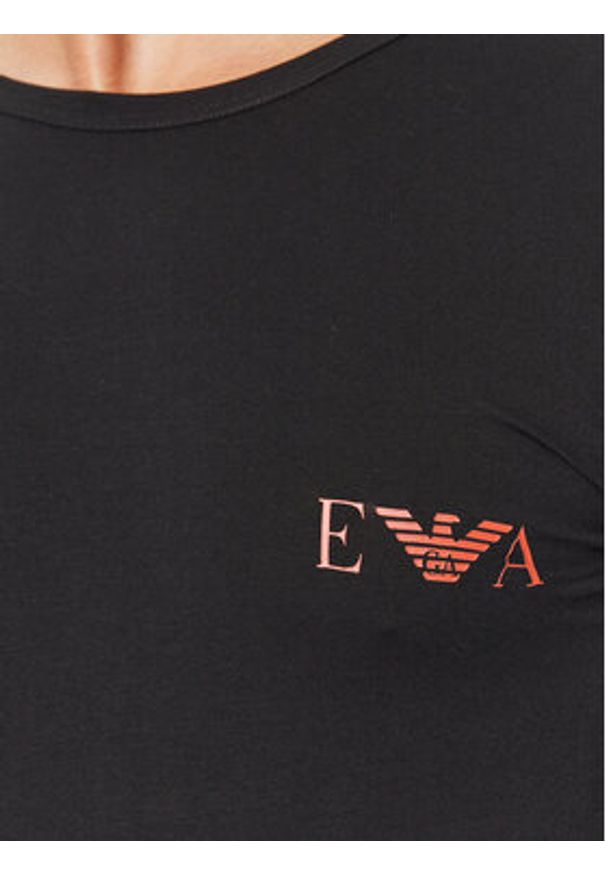 Emporio Armani Underwear Longsleeve 111023 3F715 00020 Czarny Regular Fit. Kolor: czarny. Materiał: bawełna. Długość rękawa: długi rękaw