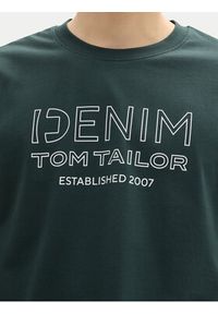 Tom Tailor Denim Longsleeve 1043484 Zielony Regular Fit. Kolor: zielony. Materiał: bawełna. Długość rękawa: długi rękaw #3