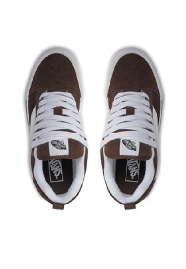 Vans Tenisówki Knu Skool VN0009QCNWH1 Brązowy. Kolor: brązowy. Materiał: materiał