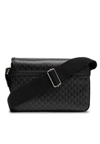Calvin Klein Saszetka Emblem Aop Coated Small Flap Mes LV04D3396G Czarny. Kolor: czarny. Materiał: skóra #5
